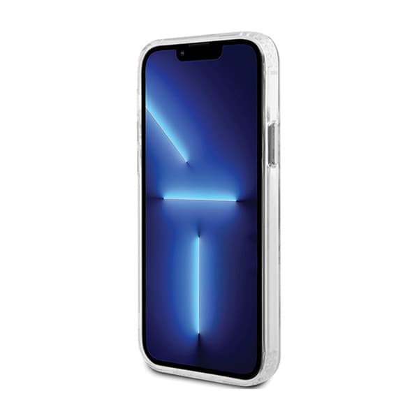 Guess Metal Outline MagSafe - iPhone 12 / iPhone 12 Pro-fodral (Klart / Silver)