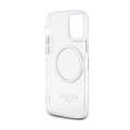 Miniatyrbild 7 av 8: Guess Metal Outline MagSafe - iPhone 12 / iPhone 12 Pro-fodral (Klart / Silver)