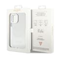 Miniatyrbild 8 av 8: Guess Metal Outline MagSafe - iPhone 12 / iPhone 12 Pro-fodral (Klart / Silver)