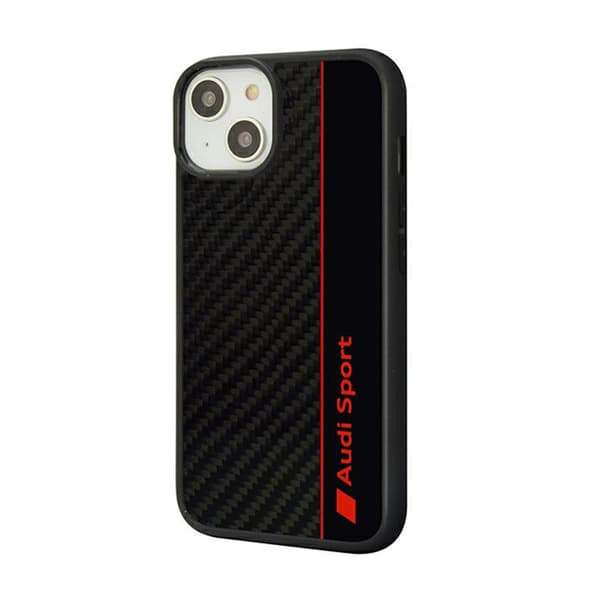 Audi Carbon Fiber Stripe - iPhone 14 cover (sort)