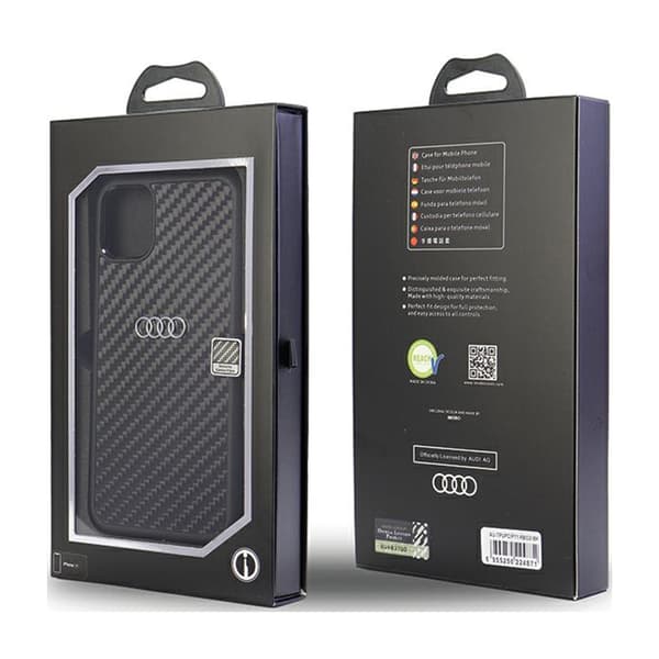 Audi Carbon Fiber - iPhone 11 cover (sort)