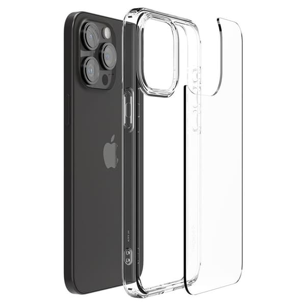 Spigen Ultra Hybrid - iPhone 15 Pro -kuori (läpinäkyvä)