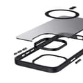 Miniatyrbillede 3 af 4: Crong Hybrid Frost MAG Cover - iPhone 15 MagSafe etui (sort)