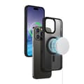 Miniatyrbillede 2 af 4: Crong Hybrid Frost MAG Cover - iPhone 15 MagSafe etui (sort)