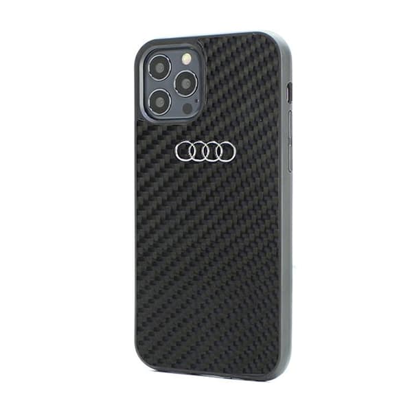 Audi Carbon Fiber - iPhone 12 / iPhone 12 Pro Fodral (svart)