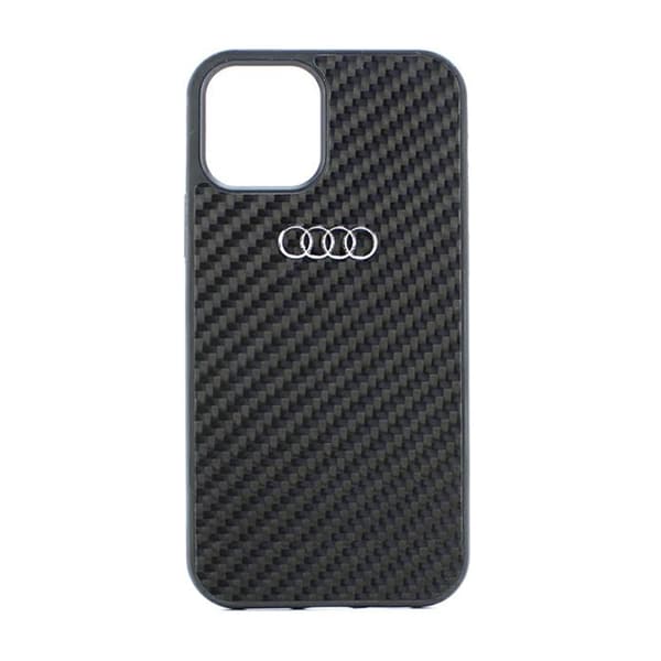 Audi Carbon Fiber - iPhone 12 / iPhone 12 Pro Fodral (svart)