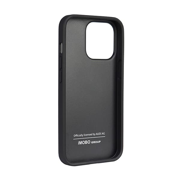 Audi syntetisk læder - iPhone 13 Pro etui (sort)
