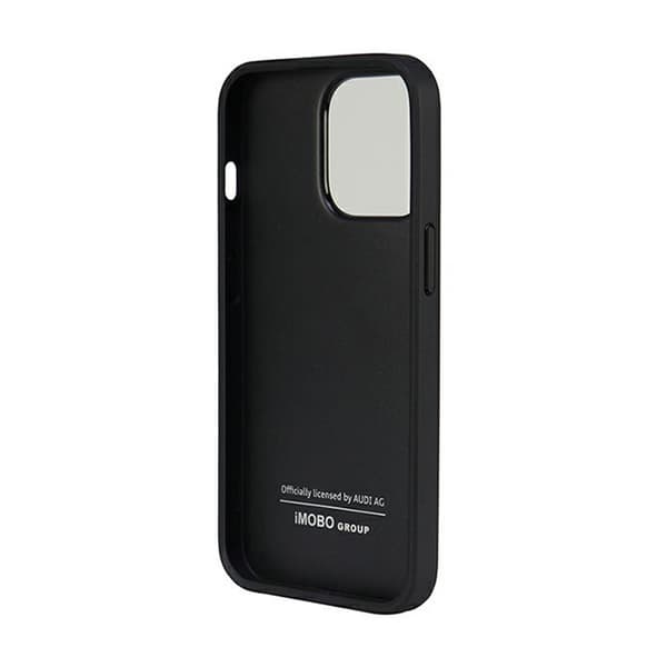Audi syntetisk læder - iPhone 13 Pro etui (sort)