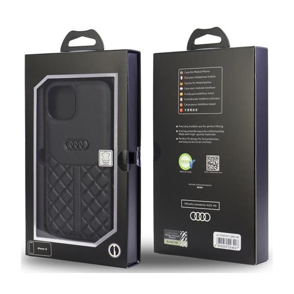 Audi äkta läder - iPhone 11 fodral (svart)