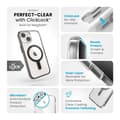 Miniatyrbild 4 av 10: Speck Presidio Perfect-Clear ClickLock & Magsafe - iPhone 15 / iPhone 14 / iPhone 13-fodral (Klar / Frostad Svart / Slate Grey)