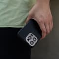 Pikkukuva 4 / 4: Moshi Napa MagSafe - iPhone 15 Plus -nahkakotelo (Midnight Black)