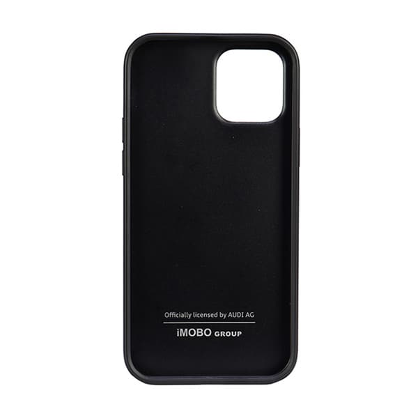 Audi Syntetisk Læder - iPhone 12 / iPhone 12 Pro etui (sort)