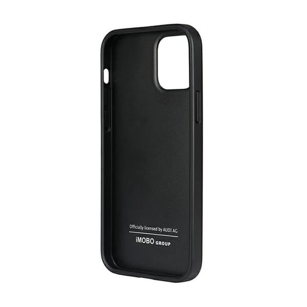 Audi Syntetisk Læder - iPhone 12 / iPhone 12 Pro etui (sort)