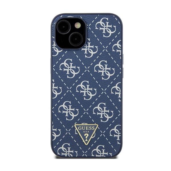 Guess 4G Triangle Metal Logo - iPhone 15 Plus etui (blå)