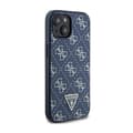 Miniatyrbillede 4 af 8: Guess 4G Triangle Metal Logo - iPhone 15 Plus etui (blå)