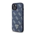 Miniatyrbillede 2 af 8: Guess 4G Triangle Metal Logo - iPhone 15 Plus etui (blå)