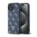 Miniatyrbillede 1 af 8: Guess 4G Triangle Metal Logo - iPhone 15 Plus etui (blå)