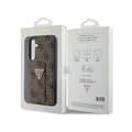 Miniatyrbillede 8 af 8: Guess Grip Stand 4G Triangle Strass-logo - Samsung Galaxy S24+ etui (brun)