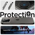 Pikkukuva 9 / 10: Spigen Optik.TR kameran linssisuoja 2 kpl - Linssin suojalasi iPhone 15 Prolle / 15 Pro Maxille / iPhone 14 Prolle / 14 Pro Maxille (musta)