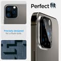 Pikkukuva 10 / 10: Spigen Optik.TR kameran linssisuoja 2 kpl - Linssin suojalasi iPhone 15 Prolle / 15 Pro Maxille / iPhone 14 Prolle / 14 Pro Maxille (musta)