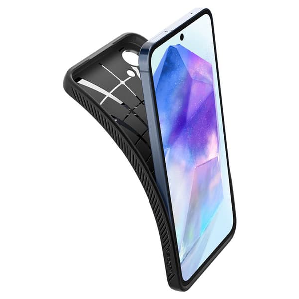 Spigen Liquid Air - Fodral till Samsung Galaxy A55 5G (Mattsvart)
