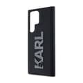 Miniatyrbild 5 av 7: Karl Lagerfeld 3D gummiglitterlogotyp - Samsung Galaxy S23 Ultra-fodral (svart)