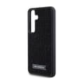 Miniatyrbild 6 av 8: Karl Lagerfeld Rhinestone metalllogotyp - Samsung Galaxy S24+ fodral (svart)