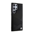 Miniatyrbillede 4 af 8: BMW Signature Læder Crossing Lines Pattern - Samsung Galaxy S24 Ultra Cover (sort)