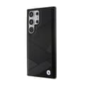 Miniatyrbillede 2 af 8: BMW Signature Læder Crossing Lines Pattern - Samsung Galaxy S24 Ultra Cover (sort)