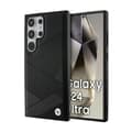 Miniatyrbillede 1 af 8: BMW Signature Læder Crossing Lines Pattern - Samsung Galaxy S24 Ultra Cover (sort)