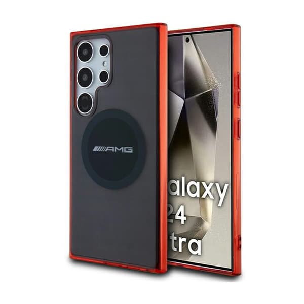 AMG Transparent Bicolor MagSafe - Samsung Galaxy S24 Ultra Case (musta)