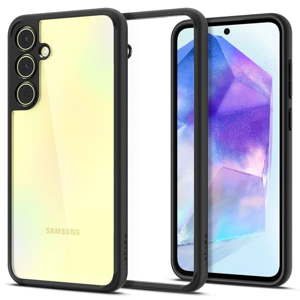 Spigen Ultra Hybrid - Suojakuori Samsung Galaxy A55 5G (mattamusta)