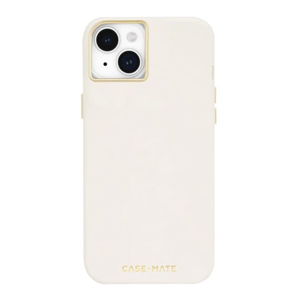 Case-Mate Silikone MagSafe - iPhone 15 Plus etui (beige)
