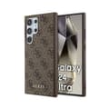 Miniatyrbillede 1 af 8: Guess 4G Metal Gold Logo - Samsung Galaxy S24 Ultra Cover (Brun)