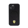 Pikkukuva 3 / 8: Ferrari Carbon Metal Logo MagSafe - iPhone 15 -kotelo (musta)