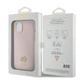 Pikkukuva 8 / 8: Guess Silicone Logo Strass 4G - iPhone 15 -kotelo (vaaleanpunainen)