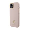 Pikkukuva 2 / 8: Guess Silicone Logo Strass 4G - iPhone 15 -kotelo (vaaleanpunainen)