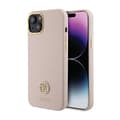 Pikkukuva 1 / 8: Guess Silicone Logo Strass 4G - iPhone 15 -kotelo (vaaleanpunainen)