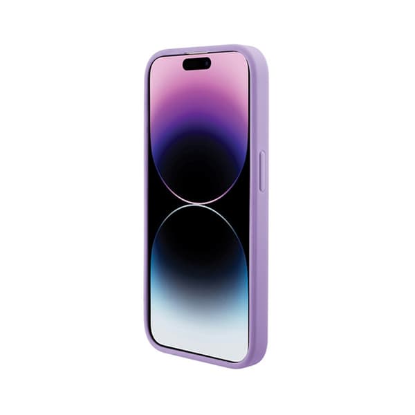 Guess Saffiano MagSafe - iPhone 15 Pro Max -kotelo (violetti)