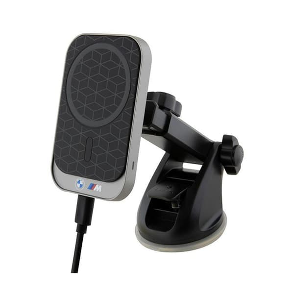 BMW MagSafe M Edition - Magnetisk bilholder med 15W trådløs opladning (sort)