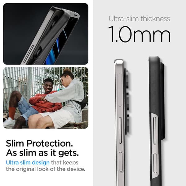 Spigen Airskin Pro - Etui til Samsung Galaxy Z Fold 5 (gennemsigtig)