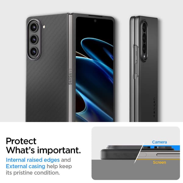 Spigen Airskin Pro - Etui til Samsung Galaxy Z Fold 5 (gennemsigtig)