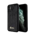 Pikkukuva 1 / 8: Guess Sequin Script Metal - iPhone 11 -kotelo (musta)