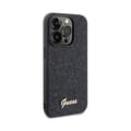 Miniatyrbillede 4 af 8: Guess Disco Metal Script - iPhone 14 Pro-cover (sort)