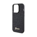 Miniatyrbillede 6 af 8: Guess Disco Metal Script - iPhone 14 Pro-cover (sort)