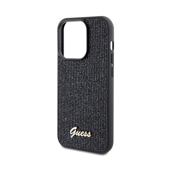 Guess Disco Metal Script - iPhone 14 Pro-cover (sort)