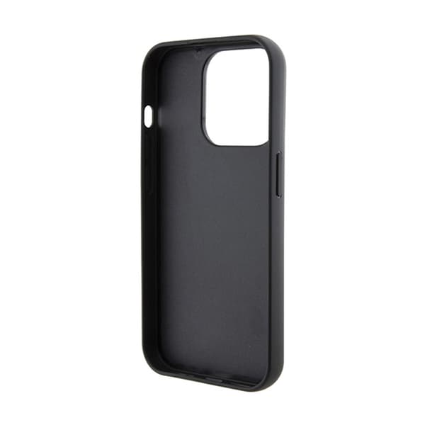 Karl Lagerfeld Gripstand Saffiano Choupette Pins - iPhone 14 Pro -kotelo (musta)