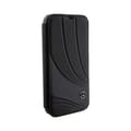 Pikkukuva 5 / 7: Mercedes Booktype Leather Wave Pattern - iPhone 15 Pro -kuori (musta)