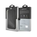 Pikkukuva 7 / 7: Mercedes Booktype Leather Wave Pattern - iPhone 15 Pro -kuori (musta)