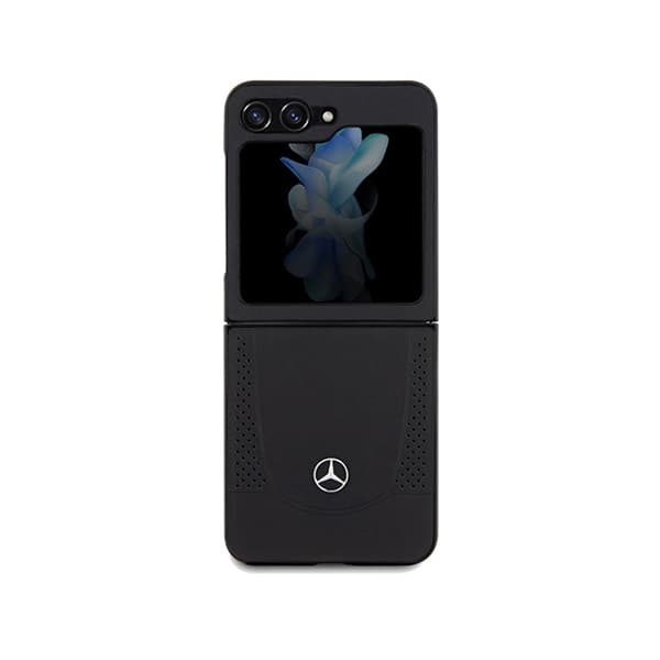 Mercedes Leather Urban Line - Samsung Z Flip 5 -kotelo (musta)